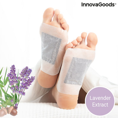 Detox-Fußpflaster Lavendel InnovaGoods 10 Einheiten