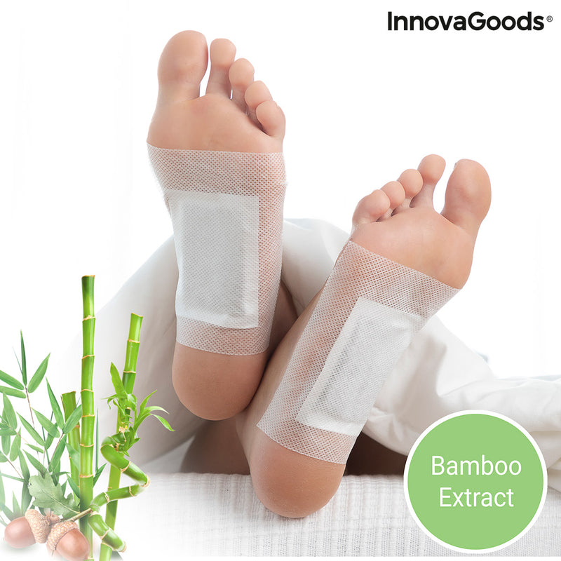 Detox-Fußpflaster Bamboo InnovaGoods 10 Einheiten