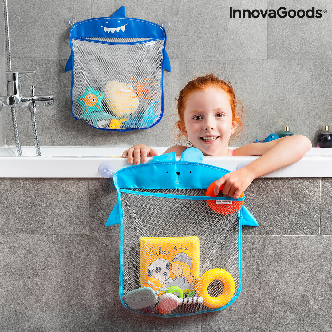Badezimmer-Spielzeug-Organizer, 2 Stück – Saugnapf-Halter Für Badewanne, Wasserdicht, Blau