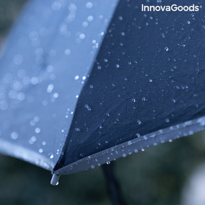 Vikbart inverterat paraply med LED Folbrella InnovaGoods