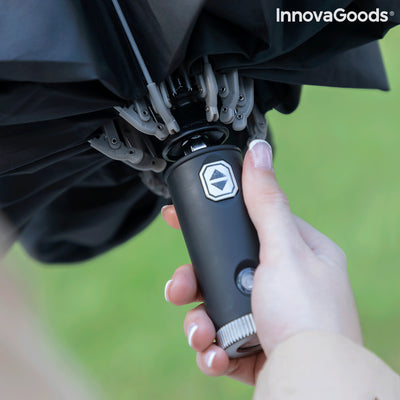 Vikbart inverterat paraply med LED Folbrella InnovaGoods
