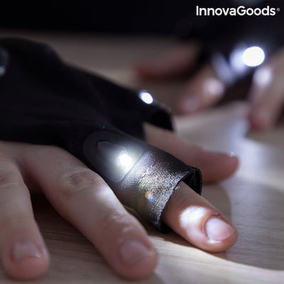 Handschuhe mit LED-Licht Gleds InnovaGoods 2 Einheiten