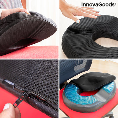 Gel & Bamboo Charcoal Cushion with Removable Cover Charnut InnovaGoods