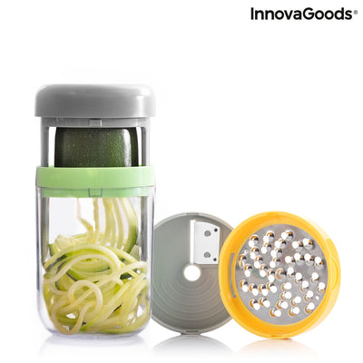 Vegetable Spiral Cutter and Grater with Recipes Vigizer InnovaGoods