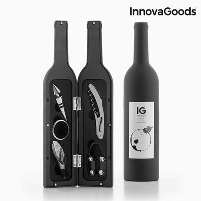 Set Vino Bottiglia InnovaGoods 5 Pezzi