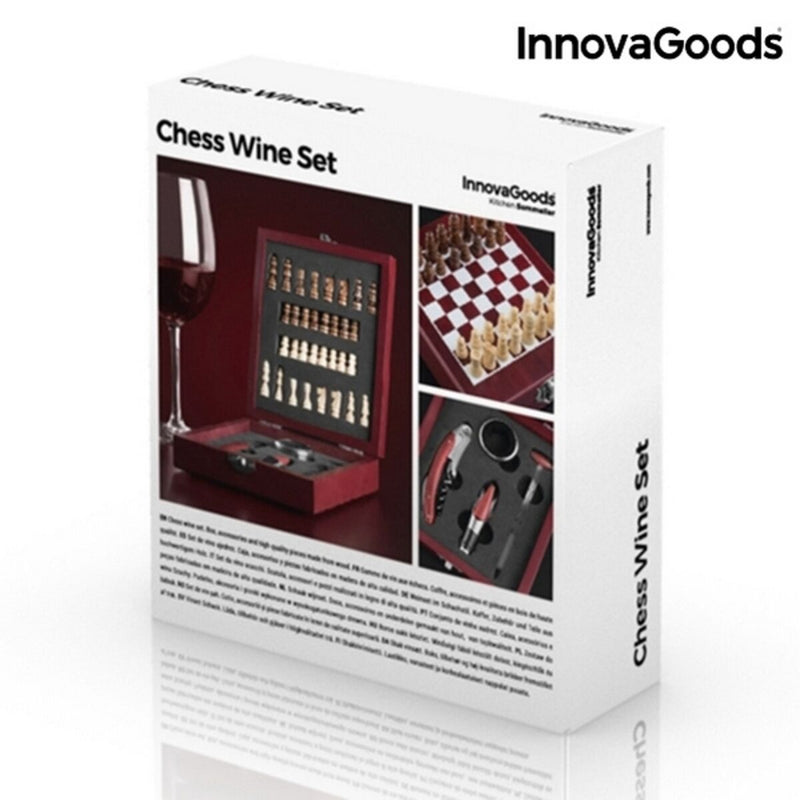 Chess Wine Set InnovaGoods 37 Pieces