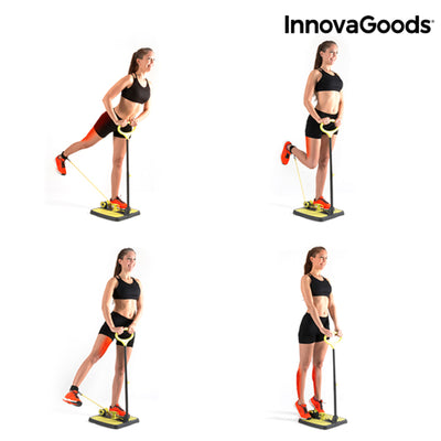Piattaforma fitness glutei e gambe con guida agli esercizi InnovaGoods