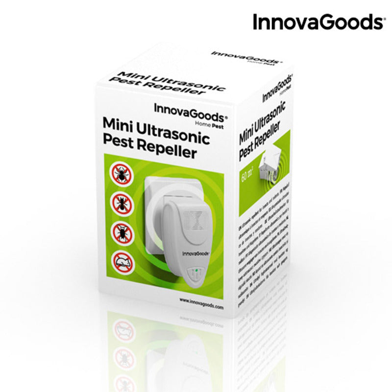 Mini Répulsif à Ultrasons pour Insectes et Rongeurs InnovaGoods