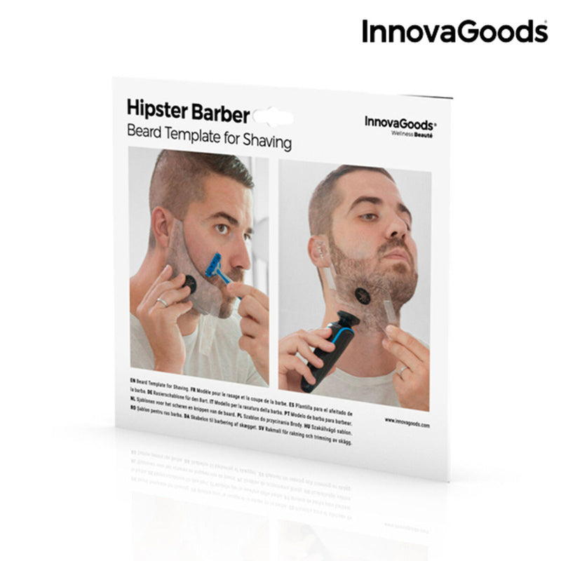InnovaGoods Hipster Barber Skäggmall för rakning