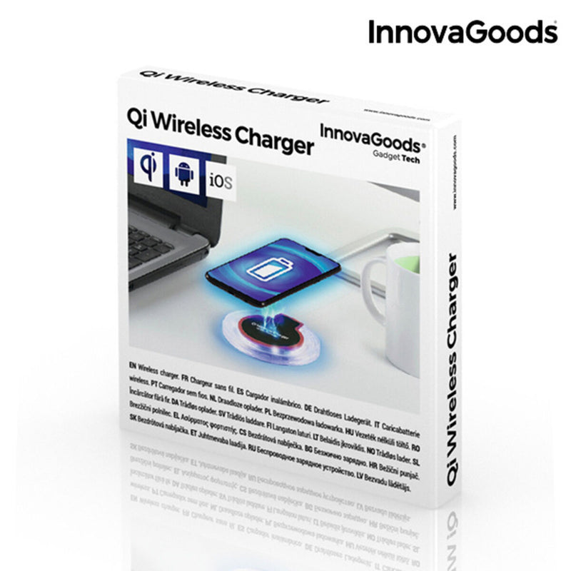 InnovaGoods Qi draadloze oplader voor smartphones