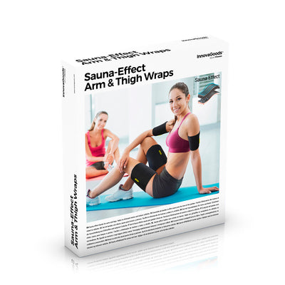 InnovaGoods Sauna-Effect Arm & Thigh Wraps (Pack of 4)