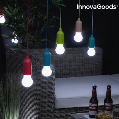 InnovaGoods LED-lampa med dragsladd
