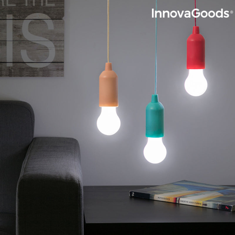 InnovaGoods LED-Glühbirne mit Zugschnur
