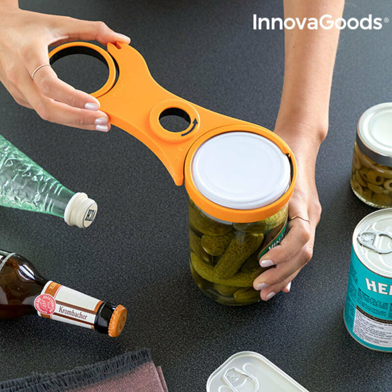 InnovaGoods 5-in-1 Multi-Purpose Jar Opener