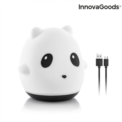 Wiederaufladbare Silikon-Touch-Lampe Siliti Panda InnovaGoods
