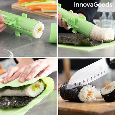 Set à Sushi avec Recettes Suzooka InnovaGoods 3 Pièces