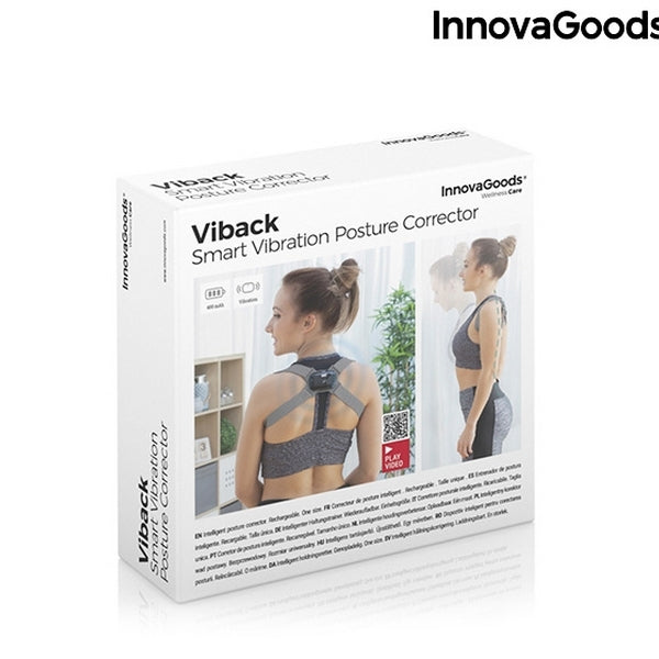 Intelligent uppladdningsbar hållningstränare med Vibration Viback InnovaGoods
