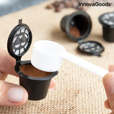 Set mit 3 wiederverwendbaren Kaffeekapseln Recoff InnovaGoods