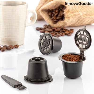 Set of 3 Reusable Coffee Capsules Recoff InnovaGoods