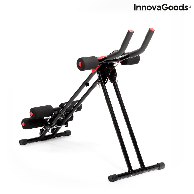 Folding Abdominal Machine with Exercise Guide Plawer InnovaGoods