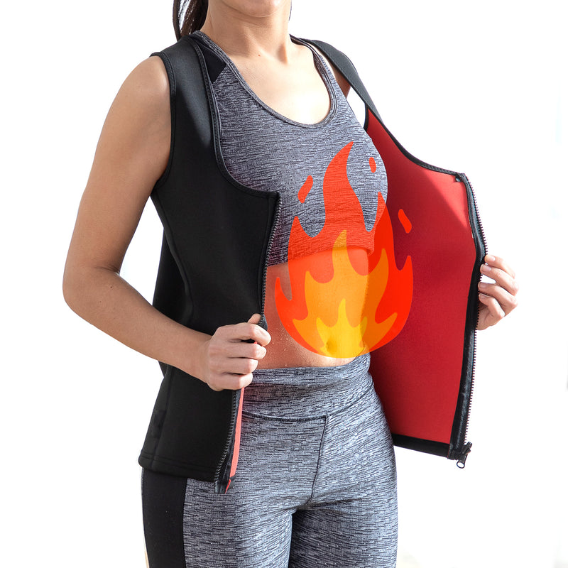 Sauna Sport Vest for Woman Veheat InnovaGoods Size XL