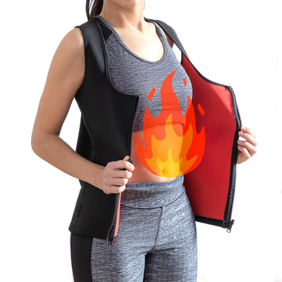 Sauna Sport Vest for Woman Veheat InnovaGoods Size L