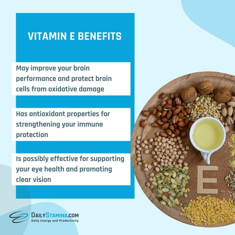 Products that contain Vitamin E and three benefits for your health