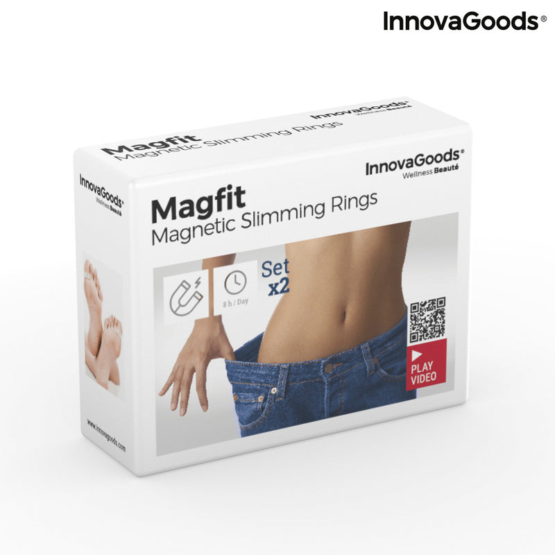Magnetische afslankringen Magfit InnovaGoods Pak van 2 stuks